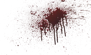 Splattered Bloodon Dark Background.jpg PNG Image