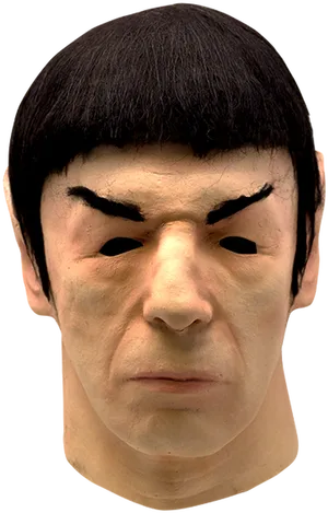 Spock Mask Portrait PNG Image