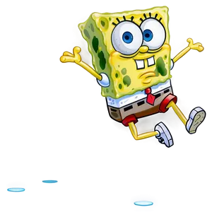 Spongebob Running Side View Png Plx PNG Image