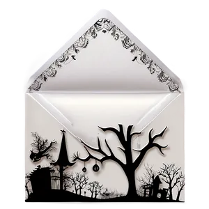 Spooky Halloween Card Png 06292024 PNG Image