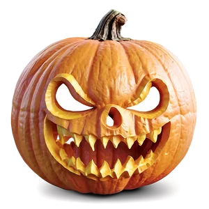 Spooky Halloween Pumpkin Png Fyl PNG Image