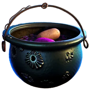 Spooky Hocus Pocus Cauldron Png Vnx PNG Image