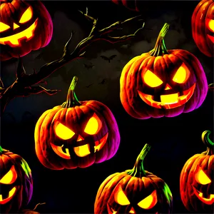 Spooky Jack-o'-lantern PNG 43 PNG