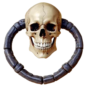 Spooky Skeleton Jaw Png Vmn70 PNG Image