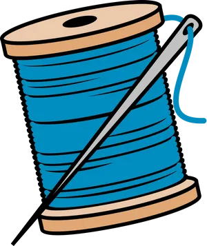 Spoolof Threadand Needle PNG Image