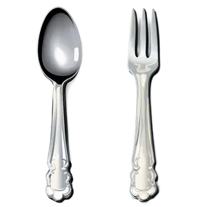 Spoon And Fork Graphic Png Kow81 PNG Image