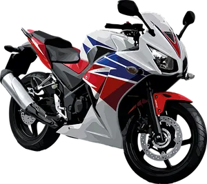 Sport Motorcycle Vector Illustration PNG Image