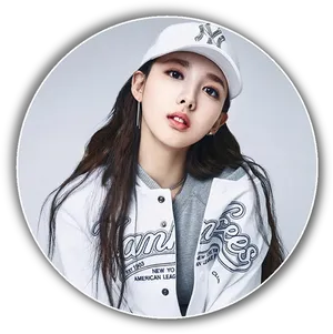 Sporty Fashion Model Yankees Apparel PNG Image