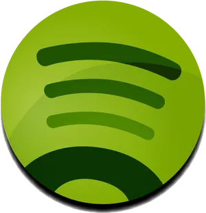 Spotify Logo Green Background PNG Image