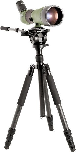 Spotting Scopeon Tripod PNG Image