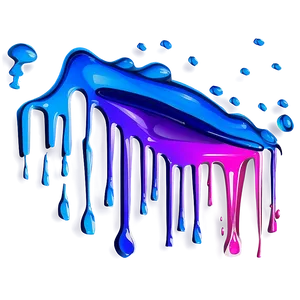 Spray Paint Drip D PNG Image