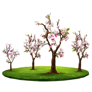 Spring Blossom Woods Png Ybi6 PNG Image