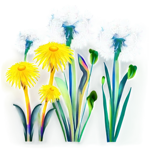 Spring Dandelions Png Hxb6 PNG Image