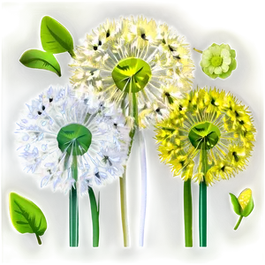 Spring Dandelions Png Ius74 PNG Image