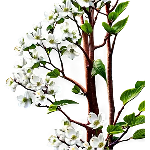 Spring Dogwood Blossom Png Xmc17 PNG Image