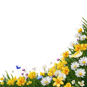 Spring Flower Field Png 70 PNG Image