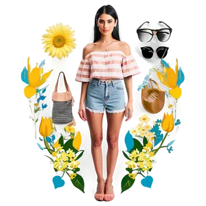 Spring Outfit Refresh Png 45 PNG Image