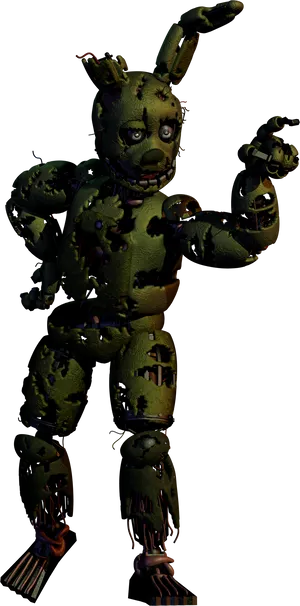 Springtrap F N A F Character PNG Image