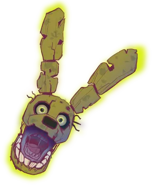 Springtrap F N A F Character Art PNG Image