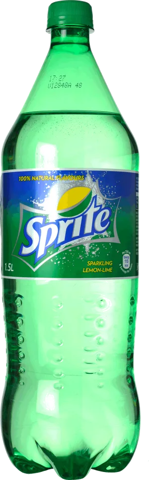 Sprite1.5 L Bottle Sparkling Lemon Lime PNG Image