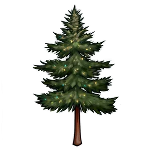 Spruce Tree Under Starry Sky Png Gor99 PNG Image