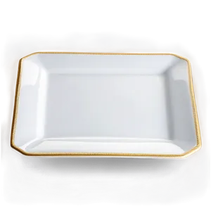 Square White Plate Png 83 PNG Image