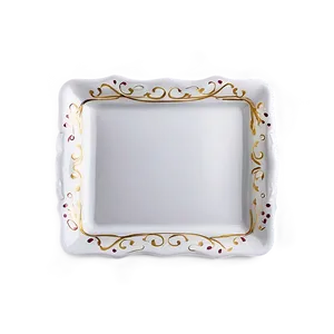 Square White Plate Png Udl45 PNG Image