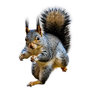 Squirrel In Flight Png Vrr PNG Image