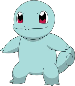 Squirtle Pokemon Character Illustration PNG Image