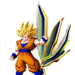 Ssj3 Goku Epic Pose Png 06252024 PNG Image