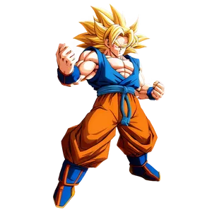 Ssj3 Goku Epic Pose Png Ddk PNG Image