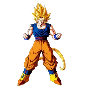 Ssj3 Goku Epic Pose Png Ywg PNG Image