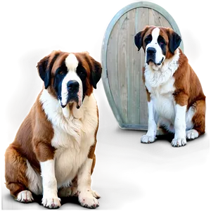 St Bernard Family Portrait Png 51 PNG Image