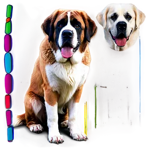 St Bernard Family Portrait Png 78 PNG Image