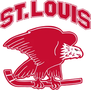 St Louis_ Eagle_ Hockey_ Logo PNG Image