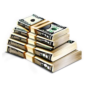 Stack Of Dollars Money Vector Png 06262024 PNG Image