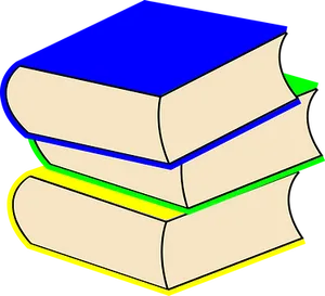 Stacked Books Clipart PNG