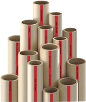 Stacked P V C Pipes Plumbing Supplies PNG Image