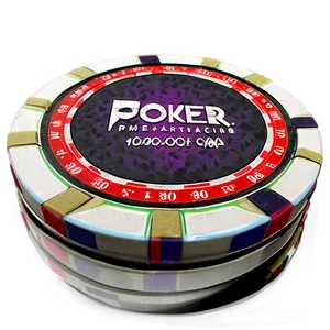 Stacked Poker Chips1000000 Currency PNG Image