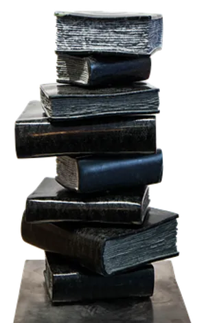 Stackof Ancient Books PNG Image