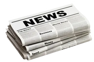 Stackof Daily Newspapers PNG Image