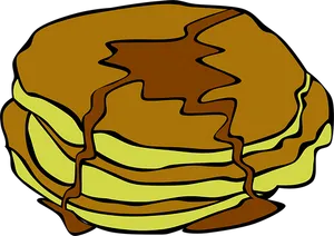 Stackof Pancakeswith Syrup.png PNG Image