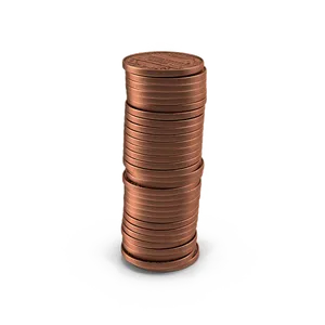 Stackof Pennies PNG Image