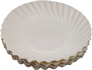 Stackof White Paper Plates PNG Image