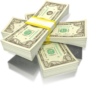 Stackof100 Dollar Bills PNG Image