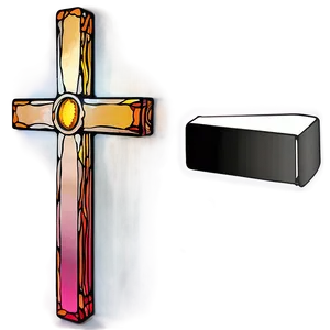 Stained Glass Cross Png 32 PNG Image