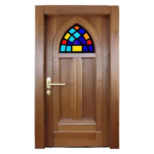 Stained Glass Door Png Imq42 PNG Image