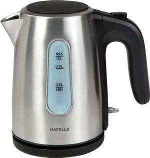 Stainless Steel Electric Kettle PNG Image