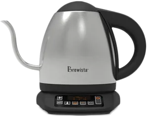 Stainless Steel Gooseneck Kettle Brewista PNG Image