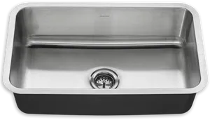 Stainless Steel Single Bowl Sink PNG Image